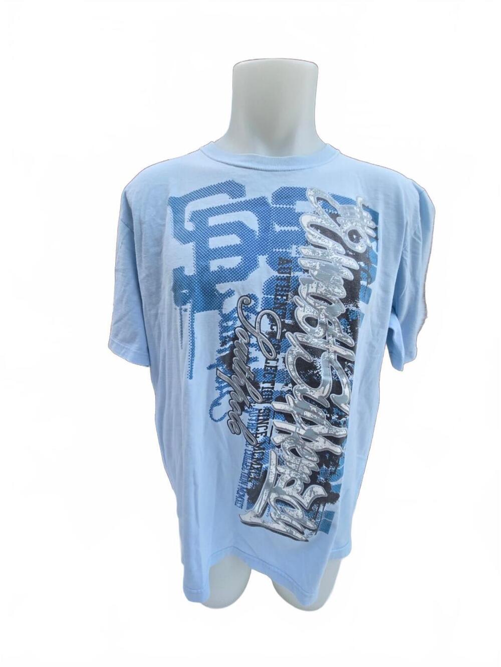 Southpole XL Light Blue Graphic Short Sleeve Men's T-Shirt